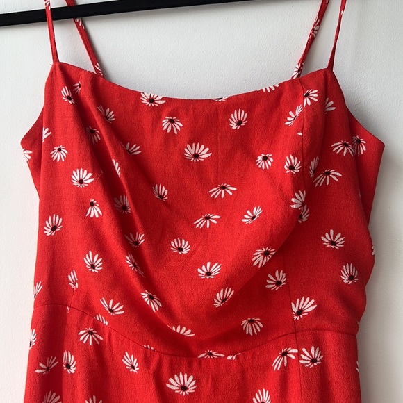 Aritzia Red Floral Mini Dress - Picture 7 of 14